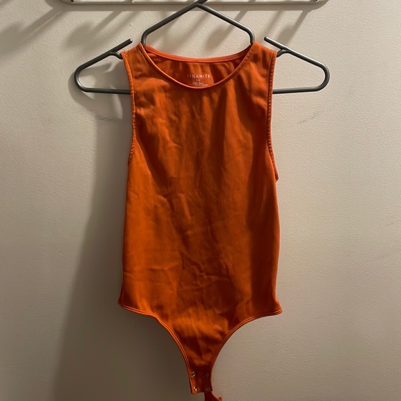 Orange bodysuit (very soft) - Picture 1 of 2